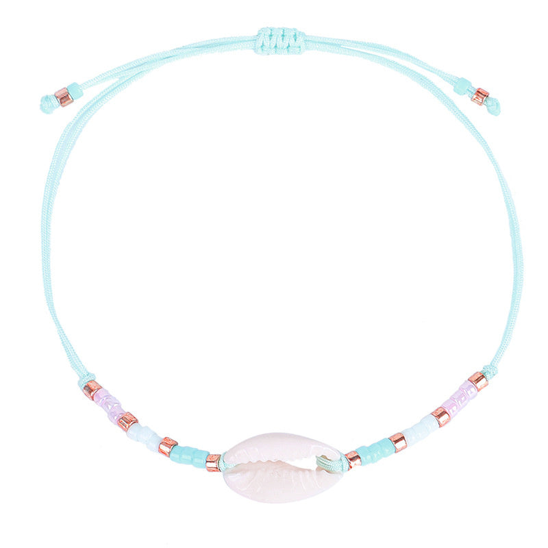Women's Fashion Shell Bead Woven Bracelet
