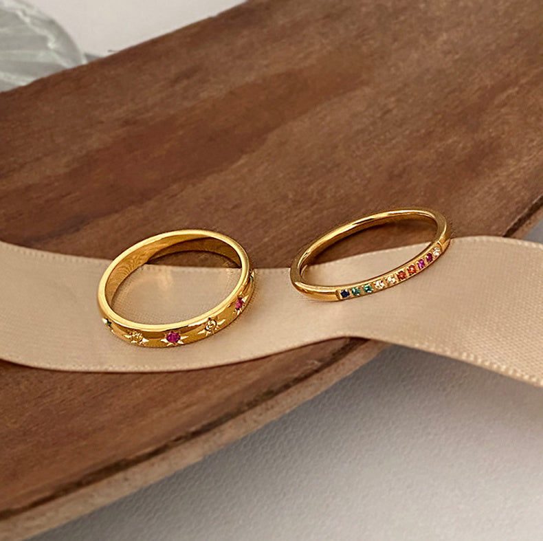 Diamond XINGX Fine Gold Ring For Women