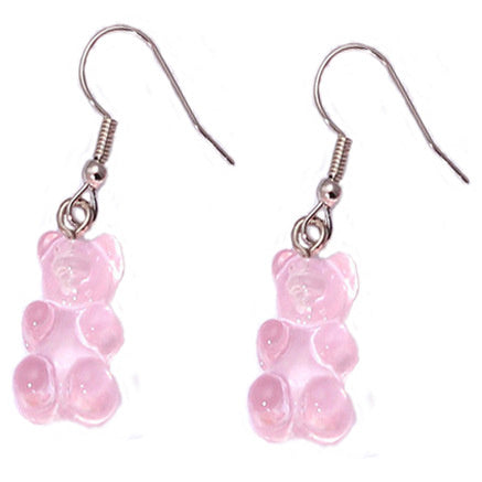 Handmade Ins Cartoon Bear Soft Girl Creative Earrings