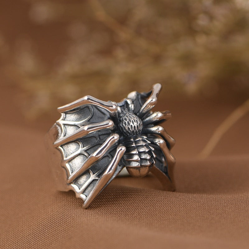Spider Ring Vintage Insect Eight Claw