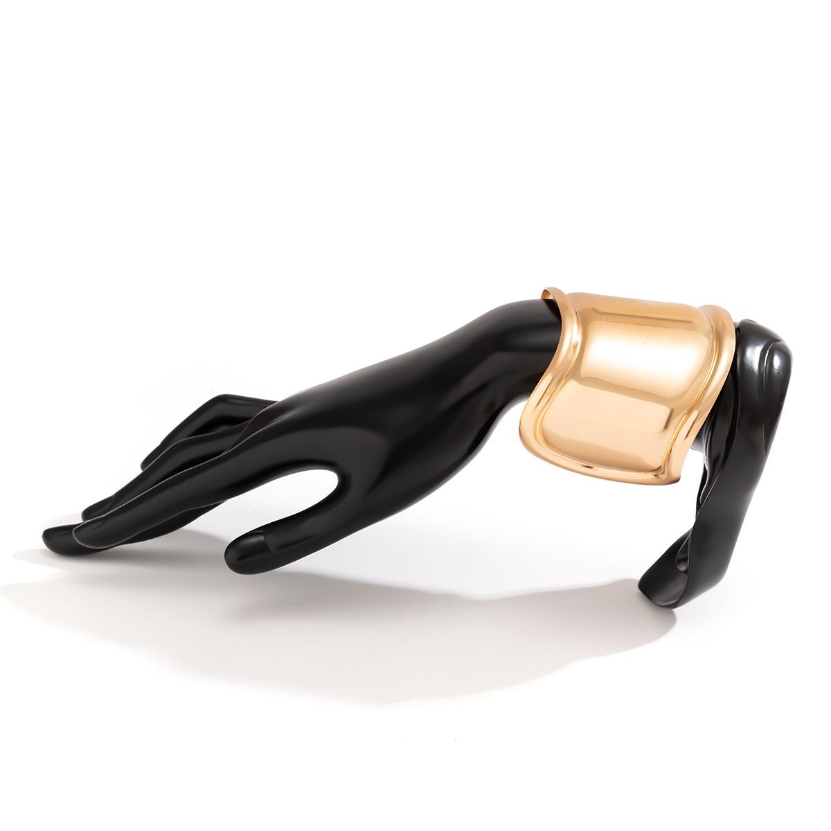 Personality Geometry Metal Corrugated Bracelet Retro For Women