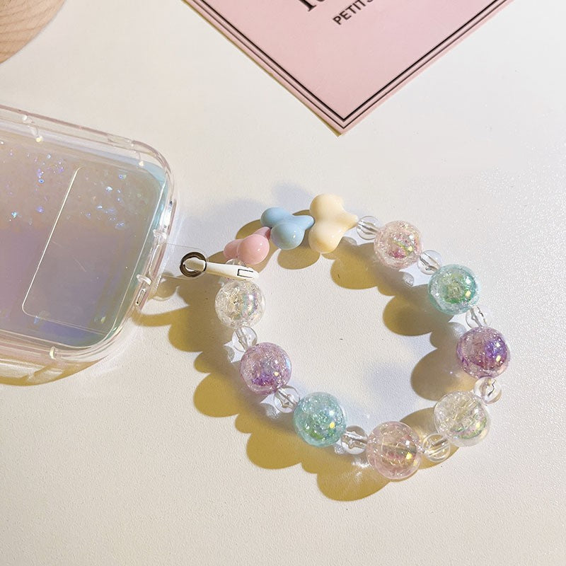 Love Bead Chain Mobile Phone Strap