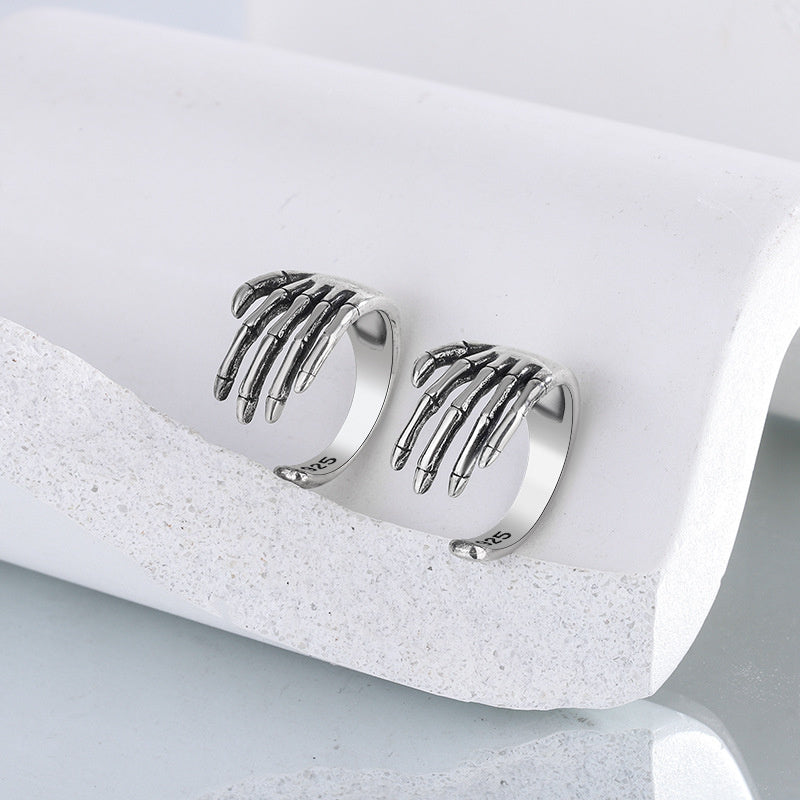 Fashion Retro Retro Style Personality Magic Claw Skull Hand Ear Clip