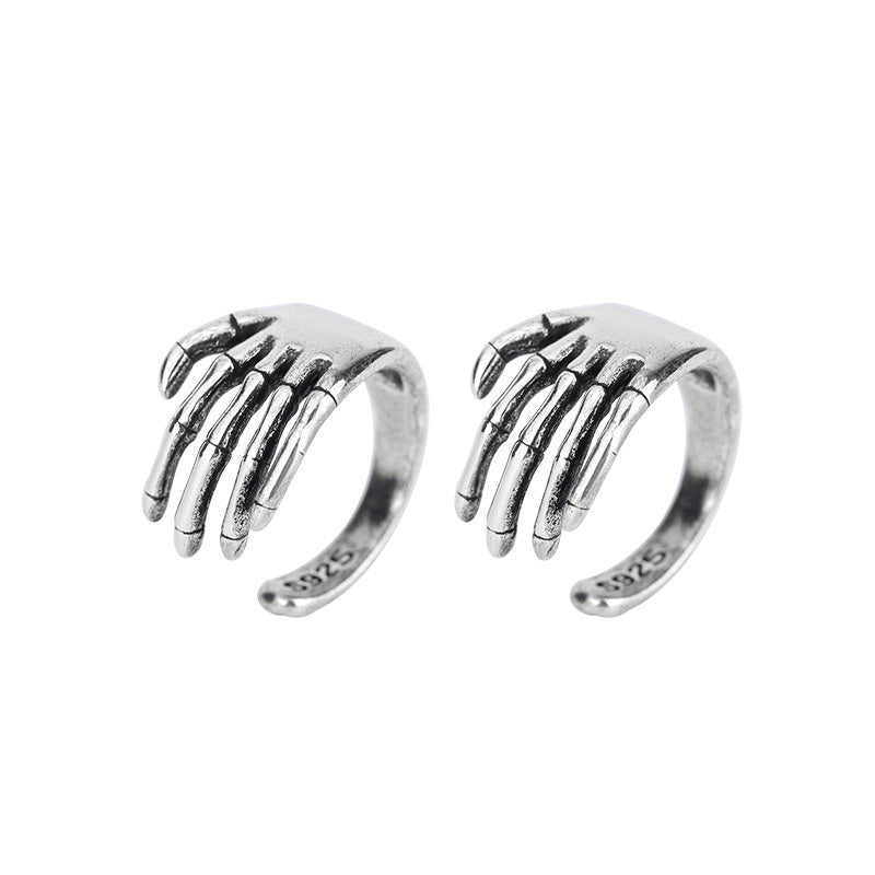 Fashion Retro Retro Style Personality Magic Claw Skull Hand Ear Clip