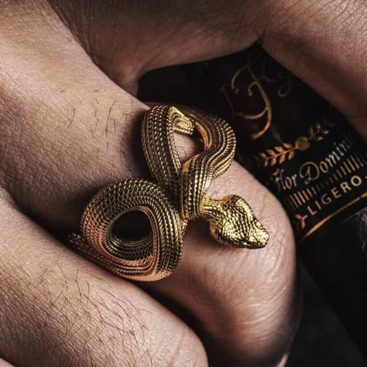 Fashion Trend Snake Gold-plated Ring