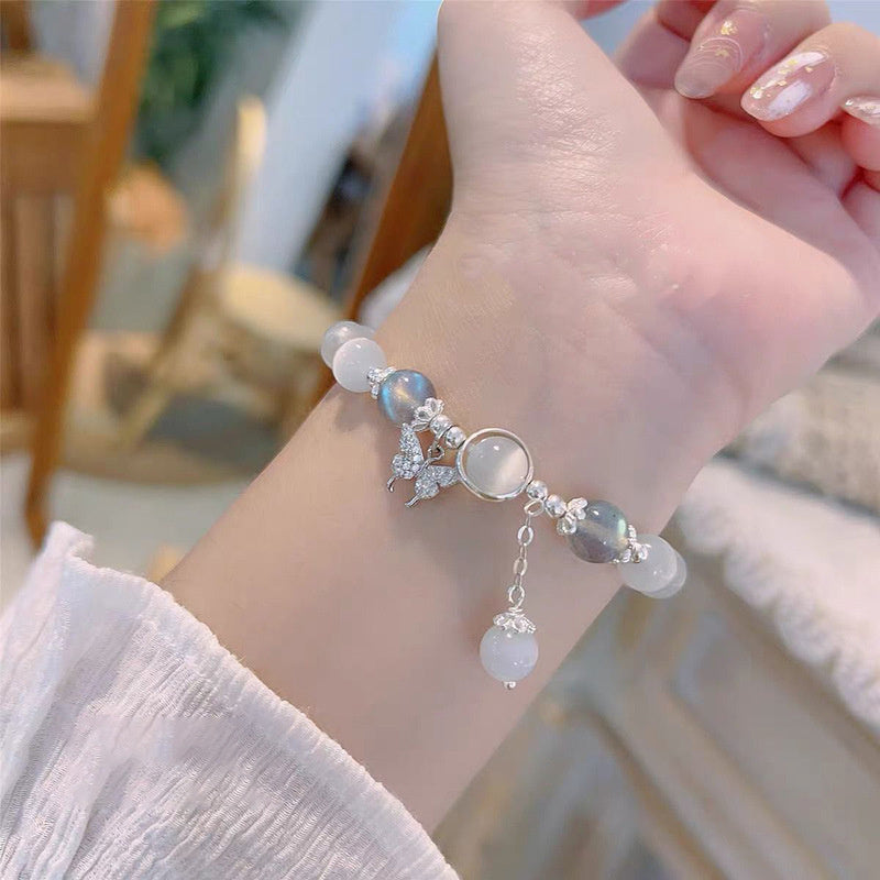 Fashion Jewelry Women's Fashionable All-match Crystal Butterfly Bracelet
