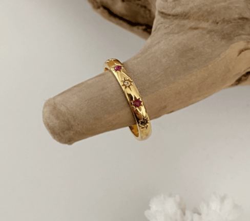 Diamond XINGX Fine Gold Ring For Women