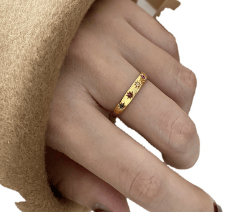 Diamond XINGX Fine Gold Ring For Women