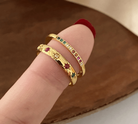Diamond XINGX Fine Gold Ring For Women