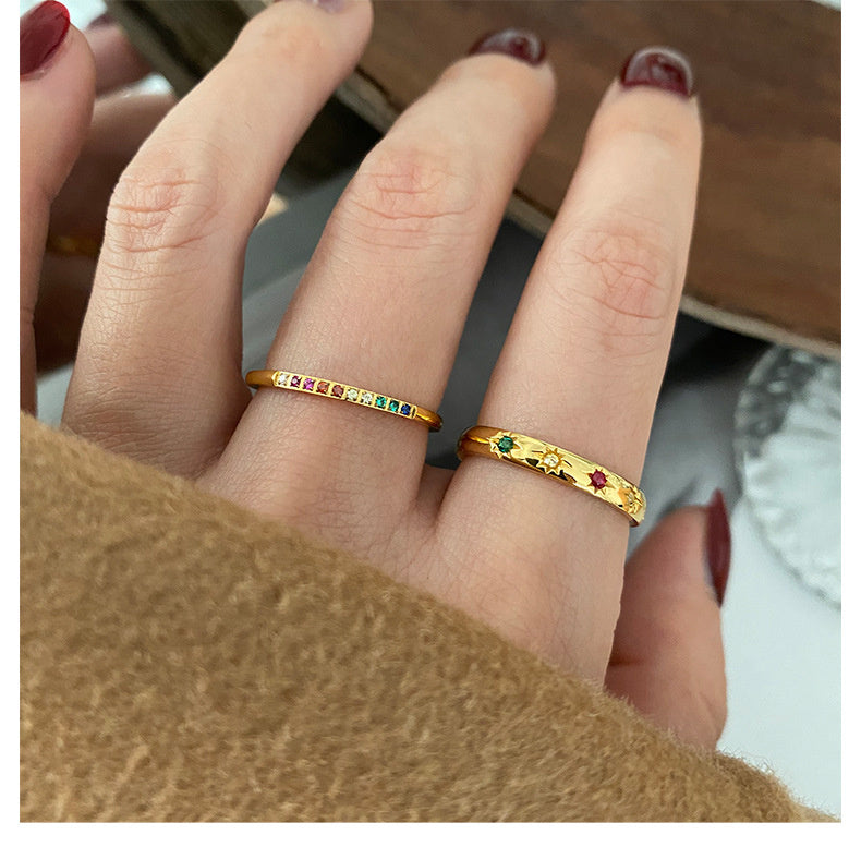 Diamond XINGX Fine Gold Ring For Women