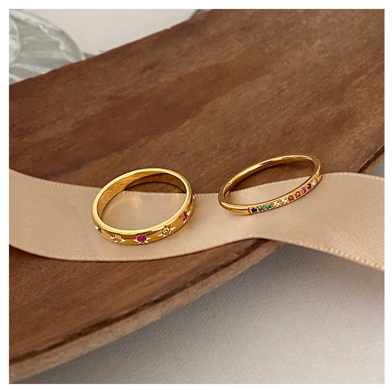 Diamond XINGX Fine Gold Ring For Women