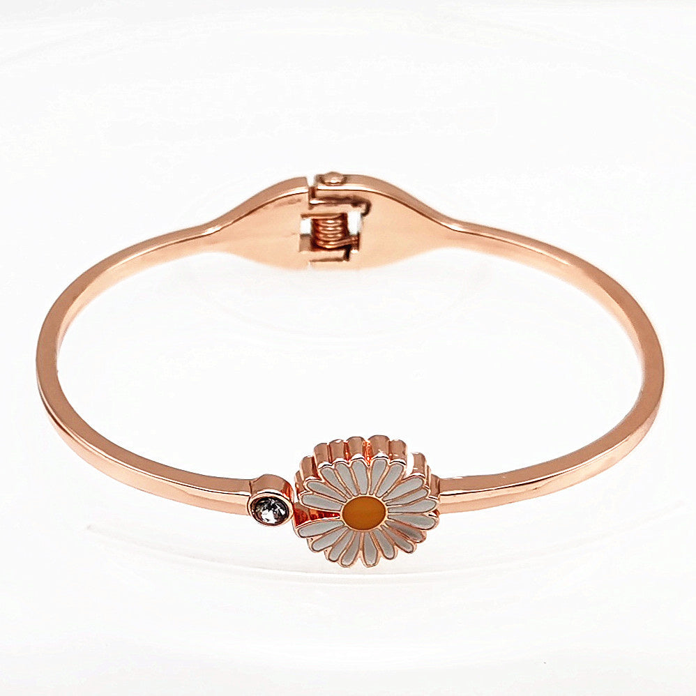 Women's Adjustable Bracelet Chrysanthemum Rose Gold