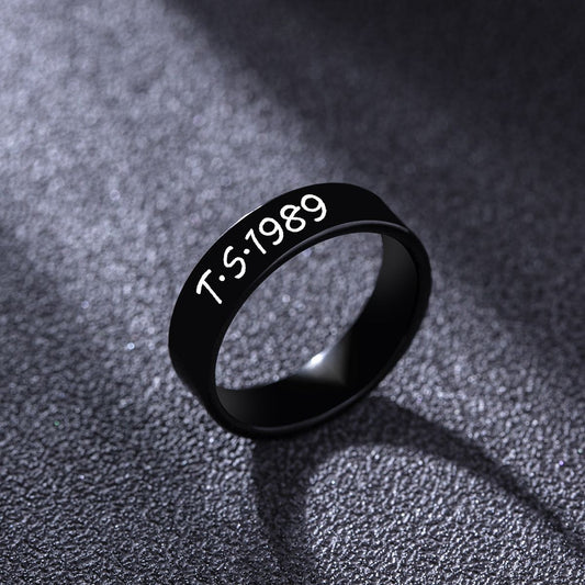 1989 Stainless Steel Women's Ring