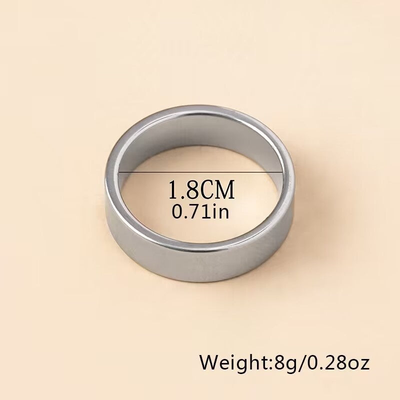 1989 Stainless Steel Women's Ring