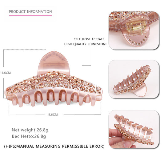 European And American Luxury Headdress Full Diamond Large