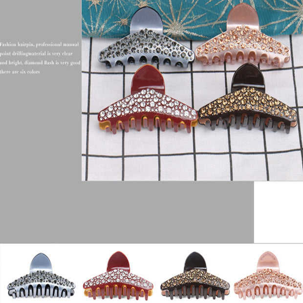 European And American Luxury Headdress Full Diamond Large
