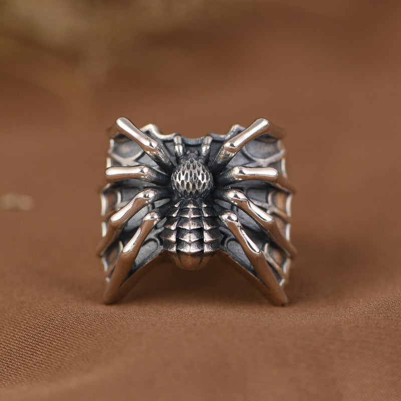 Spider Ring Vintage Insect Eight Claw