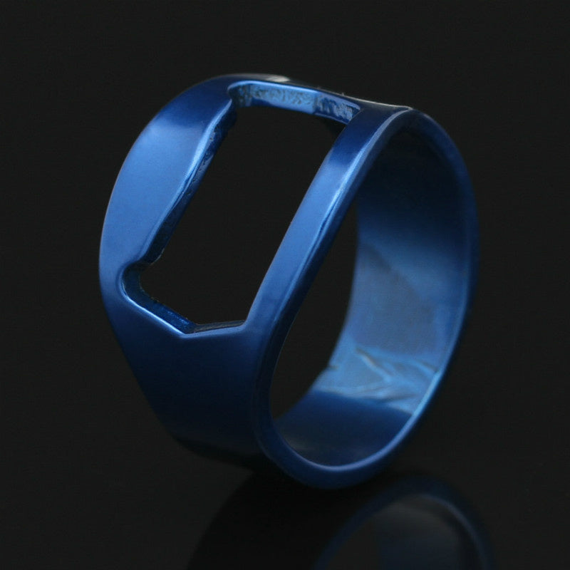 Stainless Steel Creative Bottle Opener Ring