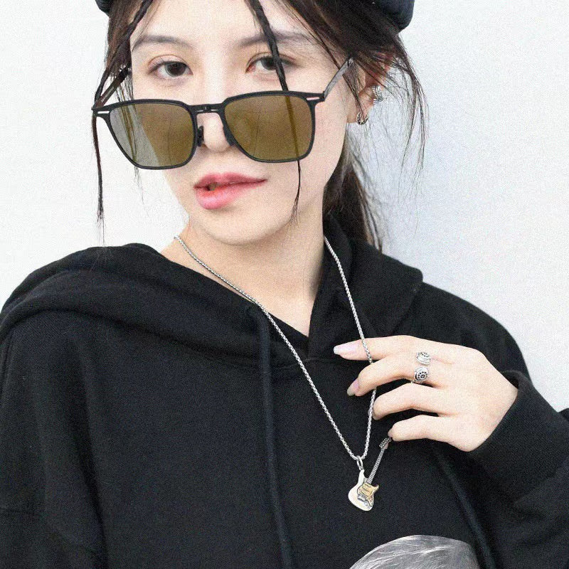 Wearing Headset Ring Trendy Cool Thai Silver Female Niche