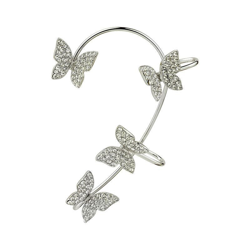 Light Luxury Butterfly Ear Hanging Super Immortal