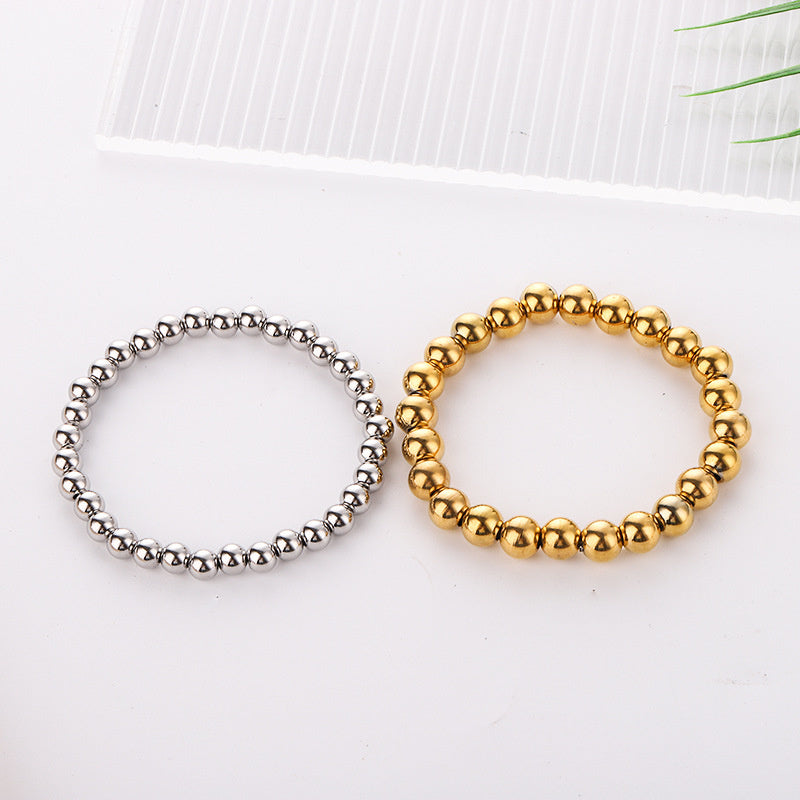 Fashion Stainless Steel Bead Bracelet