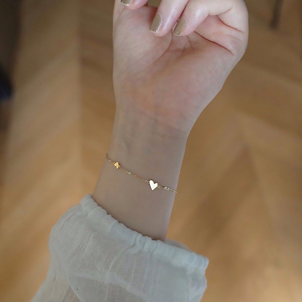 Women's Korean-style Simple Fashion Love Chain Bracelet