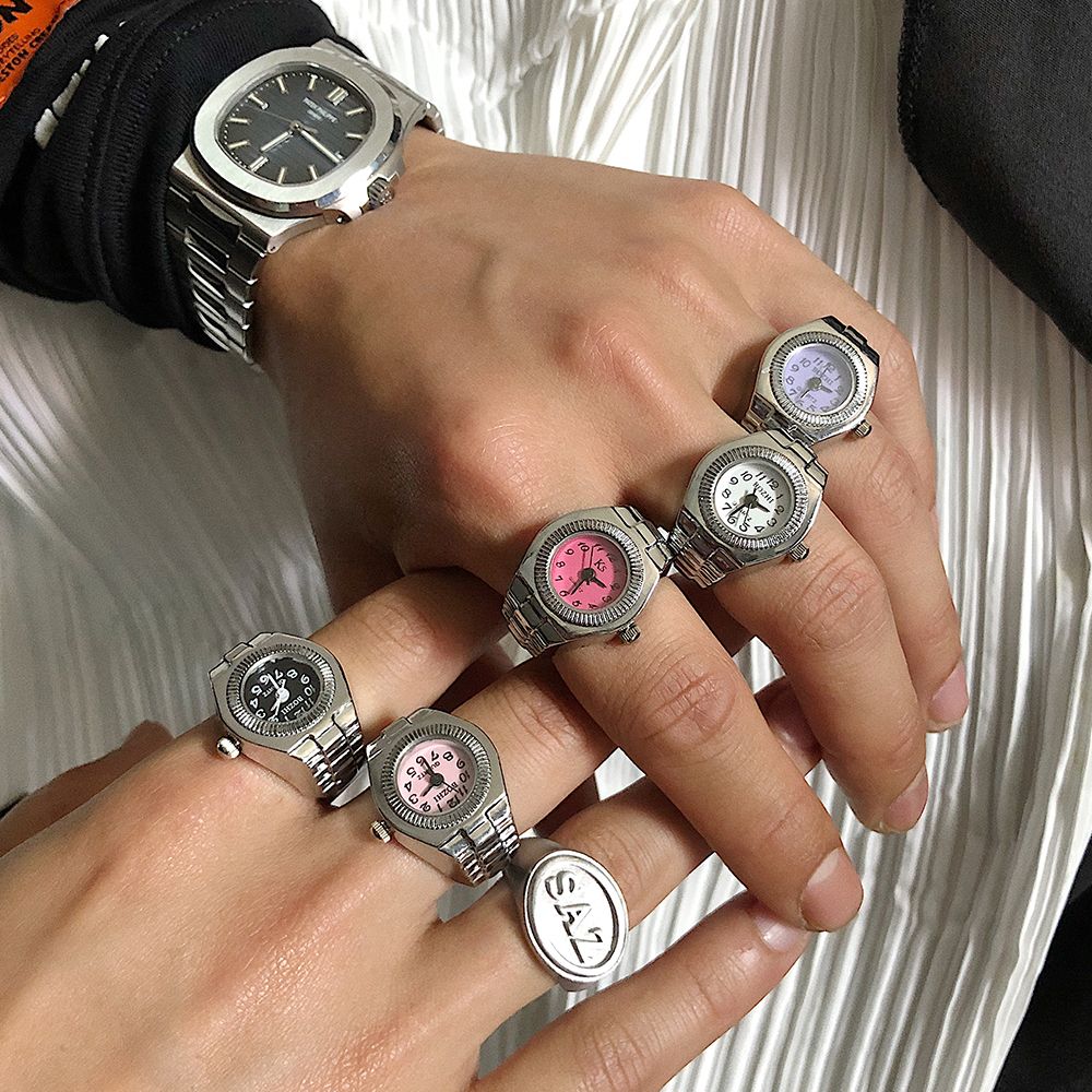 Watch Fashion Ring Men's Soil