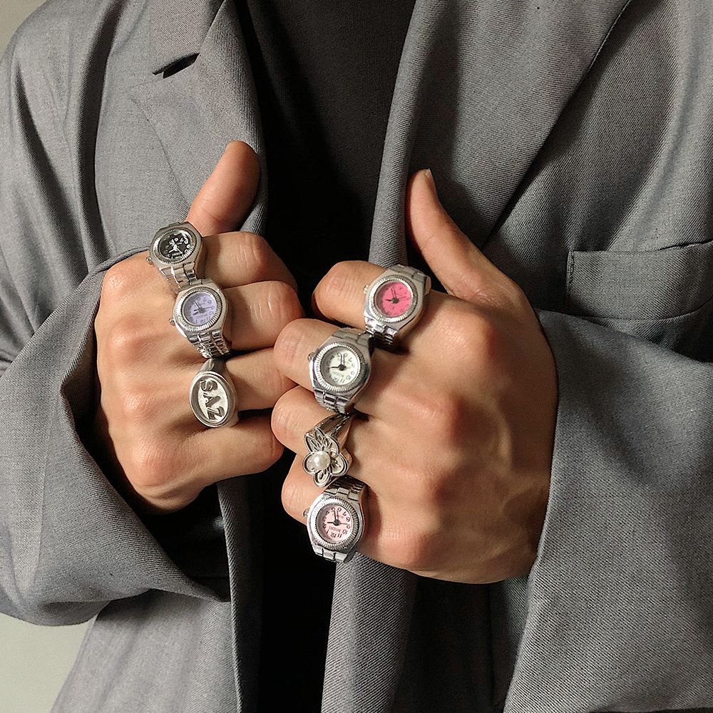 Watch Fashion Ring Men's Soil