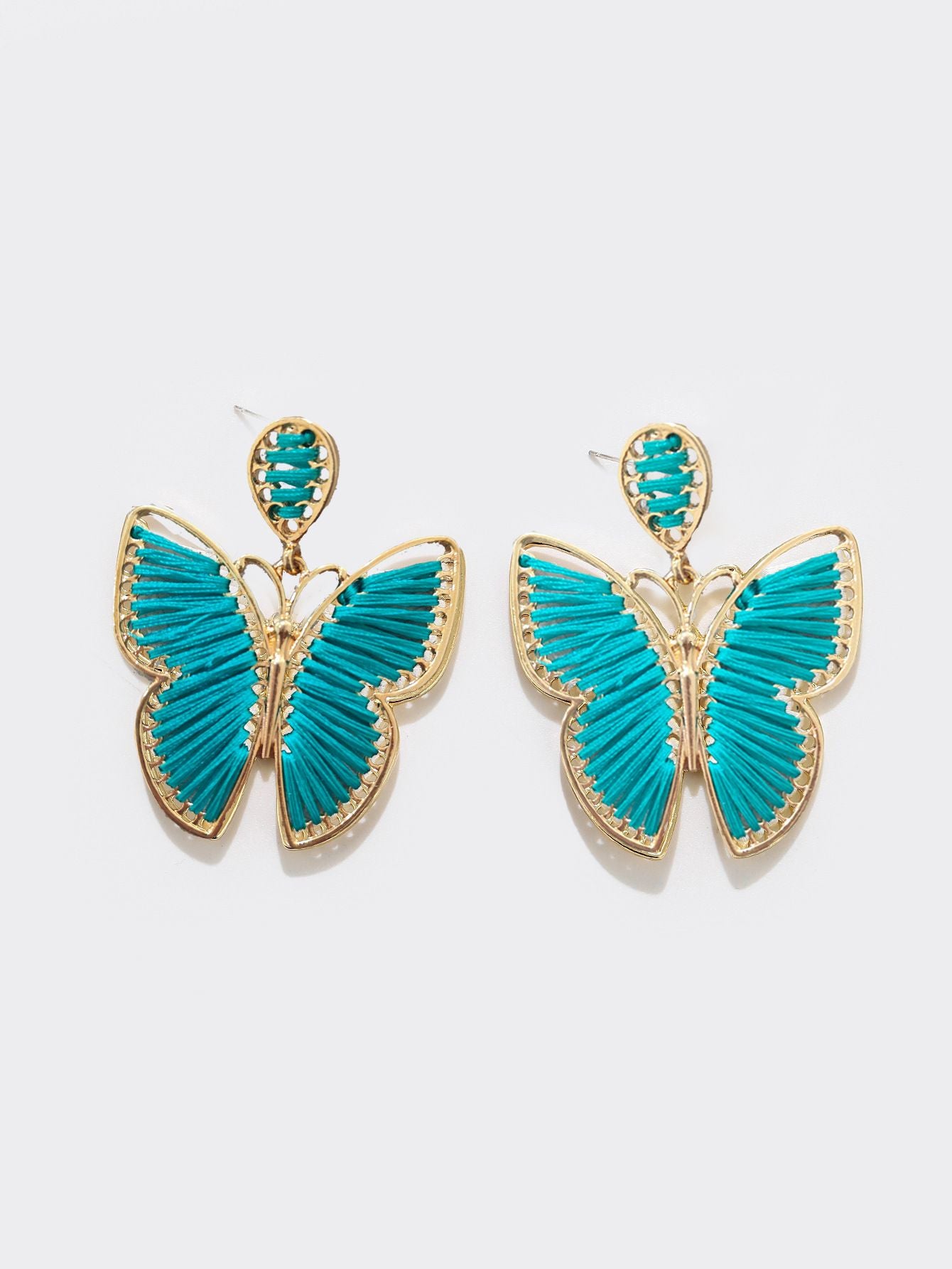 Hand Woven Butterfly Solid Assortment Earrings