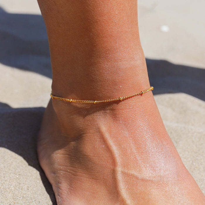 European And American Fashion Minimalist Retro Style Anklet