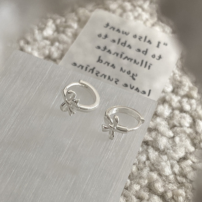 Fashion Personality Bow Earrings Female