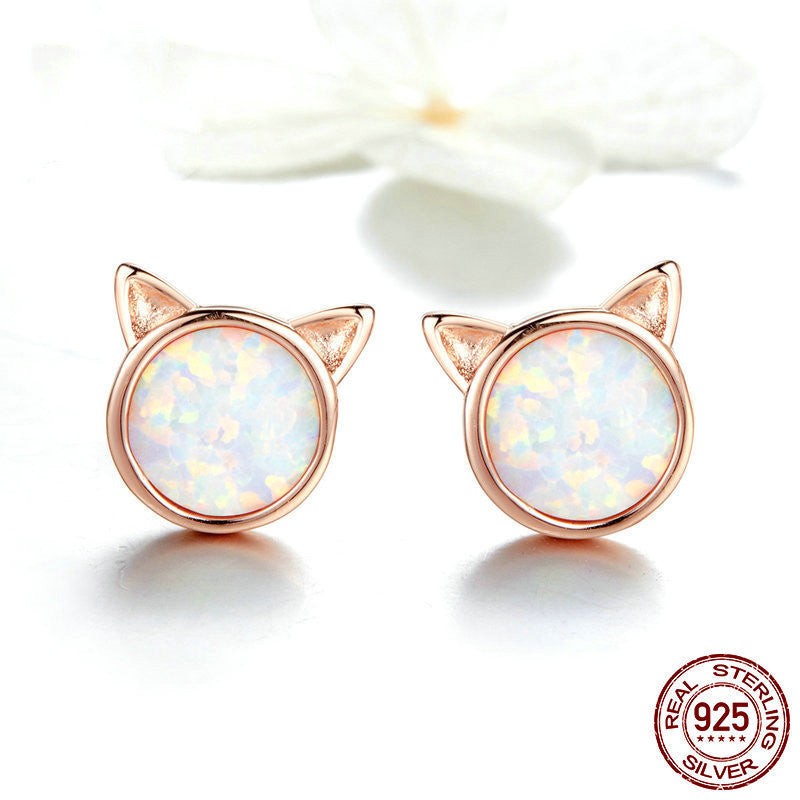 Women's Fashion Simple Sterling Silver Earrings
