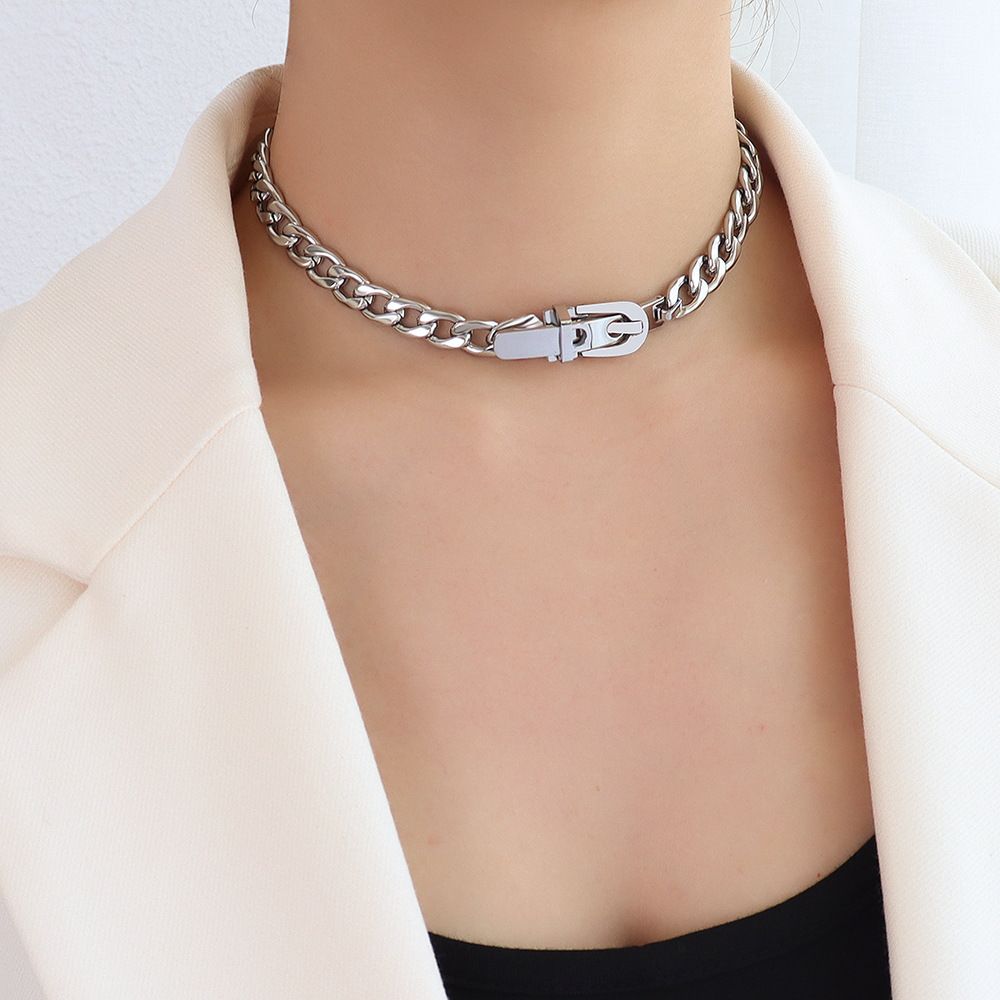 Women's Fashion Titanium Steel Necklace