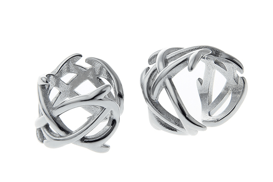Silver Vine Exquisite Earless Ear Clip