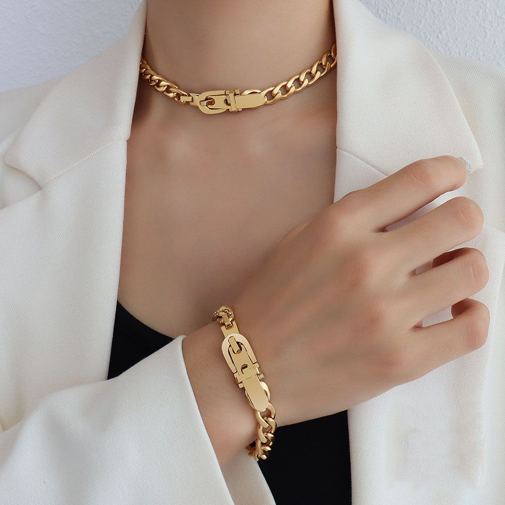 Women's Fashion Titanium Steel Necklace