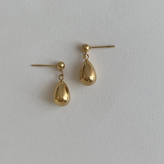 Minimalist And Versatile Basic Water Drop Earrings
